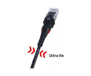 THINPATCH Cordon RJ45 catégorie 6A U/UTP fin - 1,8 m