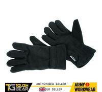 Thinsulate Gant Homme Noir En Polyester Doublé Polaire 40gsm Sangle Ajustable