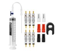 Thinvik 100 ML Kit Seringue Tubeless - avec Interrupteur et Outil pour Retirer Le Noyau de Valve Presta/Schrader, pour Stans No Tubes et Produits d‘Étanchéité sans Particules Grossières