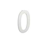 THIRARD 00067550 - Chiffre "0" Inox H.100mm À Visser - Plaque murale avec signalétique - Chiffre 0 - Accessoires/Equipements - Signaletique - Pour une utilisation intérieure ou extérieure