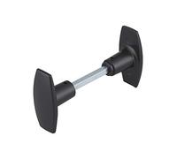 THIRARD 00900488 - Bouton Double Carré 6X110mm 1 Portée Noir - Finition : Noir 9005 - Poignees - Equipement De Porte - Facile à utiliser Mécanisme à 2 tours