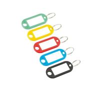 THIRARD Anneau Porte-Étiquette | PVC, Couleurs Assorties, Organisation Pratique, Pour Clés, Écriture Personnalisée, Design Élégant, Multicouleur.