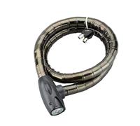 THIRARD - Antivol Câble Blindé Acier Pour Vélo - Système de Fermeture à Clé - Résistance Optimale Contre le Vol - Mécanisme à Disques avec Cache de Protection - Ø 25 mm x 1.2 m - Noir