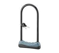 THIRARD - Antivol en U Acier Zingué Gainé PVC Pour Moto - Double Verrouillage Résistant - Mécanisme à Disques - 2 Clés Plates Incluses - 320 x 170 mm - Noir