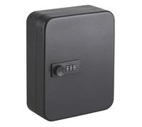 THIRARD - Armoire à clés à combinaison, 3 chiffres, capacité 30 clés, 200x160x75mm, époxy noir