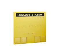 THIRARD Armoire de Consignation ABS sans Porte, Support 20 Cadenas | Station de rangement centralisée pour les cadenas LOTO de l'atelier : matériel de consignation organisé et disponible.