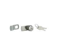 THIRARD Batteuse avec Came pour Boîte aux Lettres, Nickelé, Longueur 19 mm | 2 Clés, Réversible Droite/Gauche, 1 Point de Fermeture, Zinc, Finition Nickelée, Garantie 2 Ans, Fabriqué en France