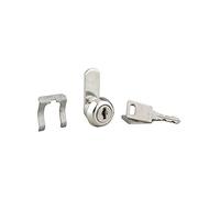 THIRARD Batteuse pour Boîte aux Lettres, Came 12h, Finition Nickel, 2 Clés | Corps en alliage moulé, mécanisme à paillettes, came plate, fixation par clip, compatible boîtes individuelles et collectives