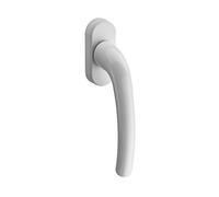 THIRARD Béquille de Crémone Aluminium Carré 7 mm Blanc RAL 9010 | Pour Crémone et Fenêtre, Finition Laquée, Blanc RAL 9010, Garantie 5 ans