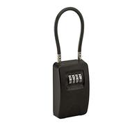 Thirard Boîte à clés à combinaison modèle avec câble acier 4 chiffres 47×75 mm noir