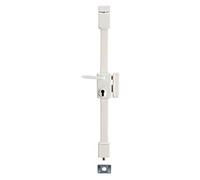 THIRARD Boîtier de Serrure 3 Points en Applique à Fouillot, Droite, Blanc | Modèle Beluga, Pour Porte d'Entrée, Axe 45 mm, Entraxe 70 mm, Carré 7 mm, 75x130 mm, Acier, Finition Verni, Garantie 5 Ans