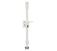 THIRARD Boîtier de Serrure 3 Points en Applique à Fouillot, Gauche, Blanc | Modèle Beluga, Pour Porte d'Entrée, Axe 45 mm, Entraxe 70 mm, Carré 7 mm, 75x130 mm, Acier, Finition Verni, Garantie 5 Ans
