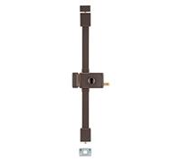 THIRARD - Boitier de Serrure en Applique Horga à Tirage pour Porte d'Entrée - Gauche - 3 Points - Axe 70 mm - Marron - Acier - Verrouillage à 3 Points - Sécurité Renforcée