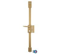 THIRARD - Boîtier de Serrure en Applique Targa à Fouillot pour Porte d'Entrée - Droite - 3 Points - Axe 45 mm - Or - Acier - Mécanisme Intérieur - Poignée Double - Gâche Haute Résistance