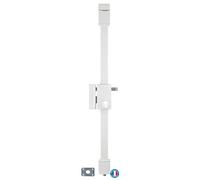 THIRARD - Boitier de serrure en applique Targa à tirage pour porte d'entrée, gauche, 3 pts, axe 45mm, blanc