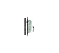 THIRARD Boîtier de Serrure Encastrable xe 50 mm, Bronze, 1 Clé | Pour Porte de Chambre, Bouts Ronds, Entraxe 90 mm, Carré 8 mm, 66x168 mm, Réversible Droite/Gauche, 1 Point de Fermeture