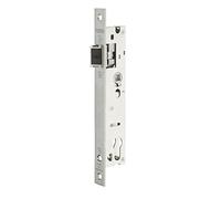 THIRARD - Boitier de serrure encastrable à cylindre pour menuiserie métallique, axe 24mm, L39, bouts carrés, inox