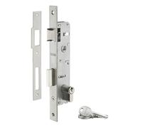 THIRARD - Boitier de serrure encastrable à cylindre pour menuiserie métallique, axe 25mm, bouts carrés, zingué - THIRARD