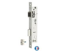 THIRARD - Boitier de serrure encastrable à cylindre pour menuiserie métallique, axe 26mm, inox, bouts carrés - THIRARD