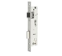 THIRARD - Boîtier de Serrure Encastrable à Cylindre pour Menuiserie Métallique - Axe 30 mm - Entr'Axe 92 mm - Bouts Carrés - Inox - Sécurité - Facilité d'Installation - Normes NF - Gris