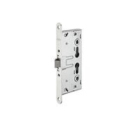 Thirard Boîtier serrure encastrable cylindre Axe 65 mm Industrie zingué têtière acier bouts ronds