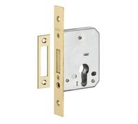 THIRARD - Boitier de serrure encastrable à cylindre pour porte d'entrée, axe 40mm, bouts carrés, pêne dormant seul - THIRARD