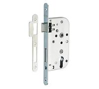 THIRARD - Boitier de serrure encastrable à cylindre pour porte d'entrée, axe 50mm, bouts ronds, zingué