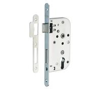 THIRARD - Boitier de serrure encastrable à cylindre pour porte d'entrée, axe 50mm, bouts ronds, zingué