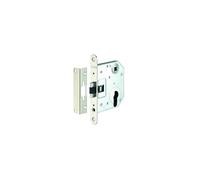 THIRARD - Boîtier de Serrure Encastrable à Cylindre pour Porte d'Entrée - Réversible - Axe 55 mm - Bouts Ronds - Mécanisme à 2 Tours - Gâche Équerre - Sécurité Optimale - Installation Facile - Gris