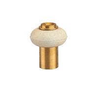 THIRARD - Butoir à visser, fixation au sol, caoutchouc, Ø30x37mm, laiton