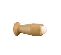 THIRARD - Butoir Balustre - Fixation au Mur - Plastique - Monture Plastique - Bague Souple ou Caoutchouc - Protection Murale Contre les Coups de Portes - Ø 38 x 90 mm - Marron