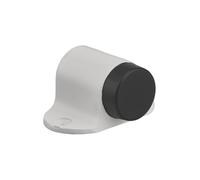 THIRARD Butoir pour Porte Lourde, à Visser, Fixation Au Sol, Blanc, Protection Murale, Évite Trous, Arrêt Porte, Bois, 8cm, Accessoire Maison, Sécurité, Durable, Design Élégant