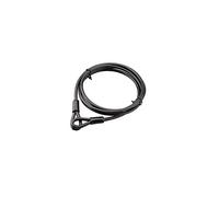 Thirard – Câble antivol en acier gaine PVC cadenassable résistant à la coupe 2 m Ø 8 mm noir