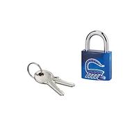 THIRARD - Cadenas à Clé Modèle Astro - Acier - Pour Petits Bagages et Casiers - Anse Acier Cémenté Nickelé - Mécanisme à Goupilles - Simple Ancrage - Ø 30 mm - Multicouleur