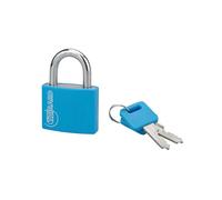 THIRARD Cadenas à Clé Modèle Maxium MAXIUM COLOR, Base 40 mm, Aluminium | Utilisation Intérieure, Sécurité Optimale, Pratique, Livré avec 2 Clés, Ø 20 mm, Bleu.