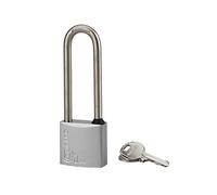 THIRARD - Cadenas à Clé Type 1-45mm pour Intérieur en Laiton Monobloc avec Anse en Acier Cémenté Nickelé - Mécanisme à Goupilles - 2 Clés en Acier Nickelé - Jaune/Doré