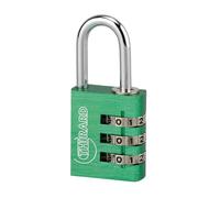 THIRARD - Cadenas à clé TYPE 1 aluminium code 30 mm vert