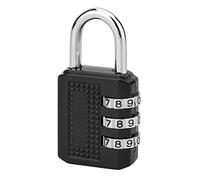 THIRARD - Cadenas à code Compact 03, bagage, 3 chiffres, anse acier, 31mm, noir