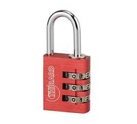 THIRARD - Cadenas à code Maxium Color Rouge, intérieur, aluminium, 30mm