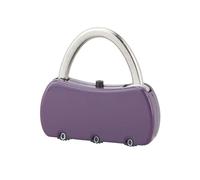 THIRARD - Cadenas à Combinaison 3 Chiffres Modifiable - Violet - Pour Intérieur - Anse en Acier Nickelé - Idéal pour Valises et Casiers - Modèle Fantasy - Ø 21 mm