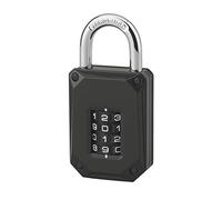 THIRARD - Cadenas à combinaison Code-X, 4 chiffres, intérieur, anse acier, 45mm, noir