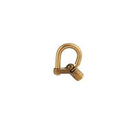 THIRARD Cadenas d'artillerie 29 c à talon coudé anse laiton triangle 5 mm | Cadenas d'artillerie 29 c à talon coudé anse laiton triangle 5 mm. Qualité et robustesse THIRARD.