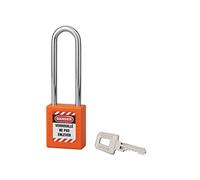 THIRARD - Cadenas de consignation 40mm orange anse acier 76mm 1 cle variée