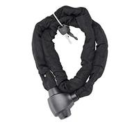 THIRARD - Catena Antifurto in Acciaio Cementato Zincato con Guaina in Nylon - Per Bici e Moto - Resistente ai Tentativi di Taglio - Lunghezza 1.50 m - Nero