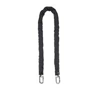 THIRARD - Catena Antifurto in Acciaio Cementato Zincato con Guaina in Nylon - Per Bici e Moto - Resistente ai Tentativi di Taglio - Lunghezza 1.20 m - Nero