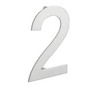 THIRARD - Chiffre "2" Inox H.100mm À Visser - Plaque murale avec signalétique - Accessoires/Equipements - Signaletique - Pour une utilisation intérieure ou extérieure