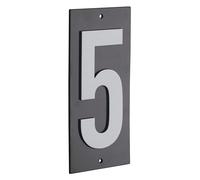 THIRARD 00967175 - Plaque Signalétique 56X130mm 5 À Visser - Plaque murale avec signalétique - Chiffre 5 - Accessoires/Equipements - Equipement De Porte