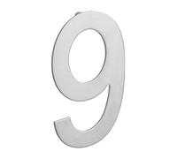 THIRARD - Chiffre "9" Inox H.100mm À Visser - Plaque murale avec signalétique - Accessoires/Equipements - Signaletique - Pour une utilisation intérieure ou extérieure