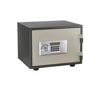 THIRARD - Coffre Fort Ignifugé à Poser - Vauban - Acier - Résistance au Feu 1h - Fermeture Électronique à Code - 2 Pênes de Ø20 mm - 300 x 420 x 350 mm - Gris - 12 L