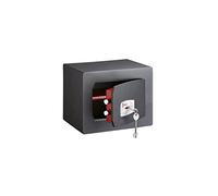 THIRARD - Coffret de Sécurité à Poser - Frontenac - Acier - Usage Domestique - Fermeture Par Clé - 2 Pênes de Ø18 mm - 210 x 270 x 200 mm - Noir - 8,5 L